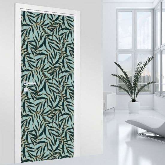 Vinilo Adhesivo para puerta - Hojas