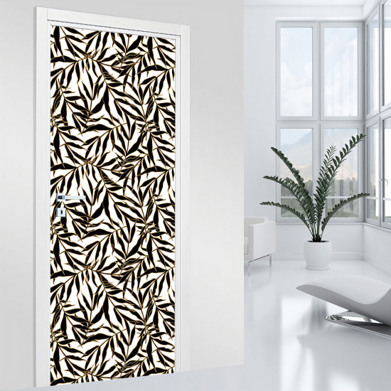 Vinilo Adhesivo para puerta - Hojas