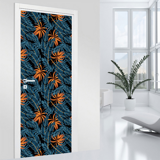 Vinilo Adhesivo para puerta - Hojas
