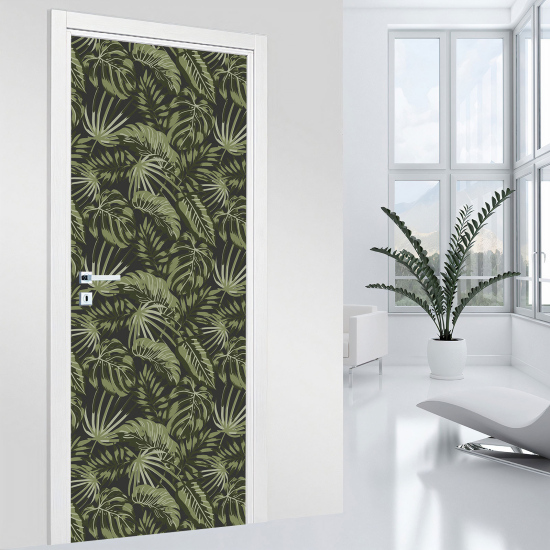 Vinilo Adhesivo para puerta - Hojas