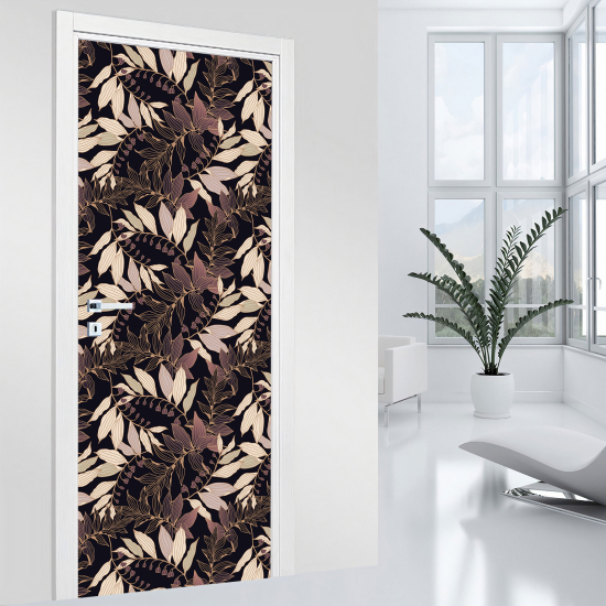 Vinilo Adhesivo para puerta - Hojas