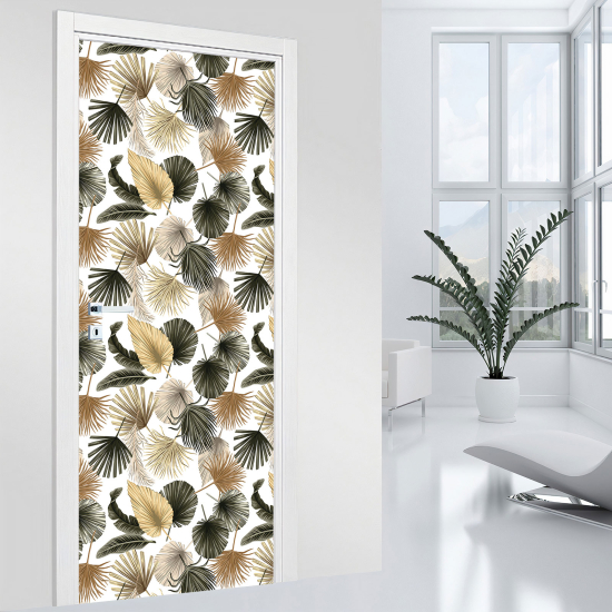 Vinilo Adhesivo para puerta - Hojas