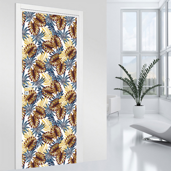 Vinilo Adhesivo para puerta - Hojas