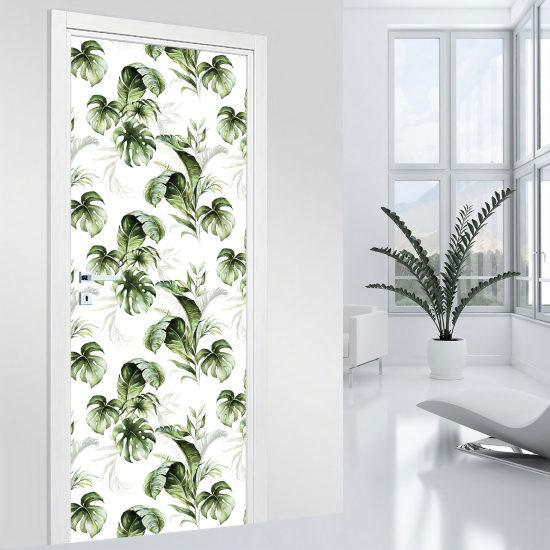 Vinilo Adhesivo para puerta - Hojas