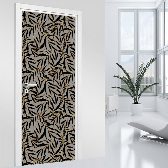 Vinilo Adhesivo para puerta - Hojas