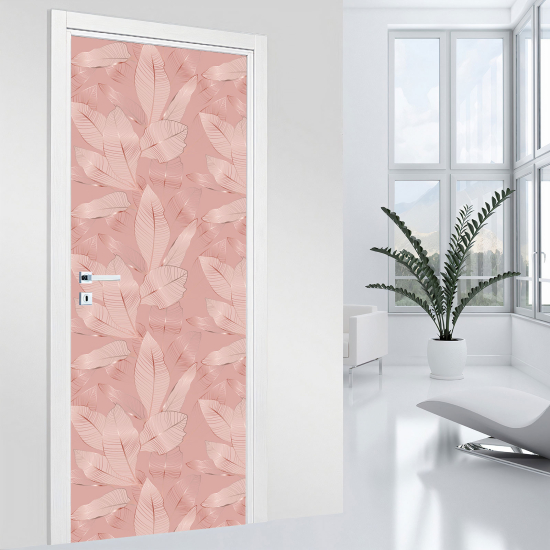 Vinilo Adhesivo para puerta - Hojas