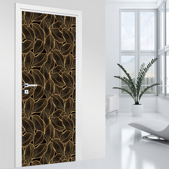Vinilo Adhesivo para puerta - Hojas