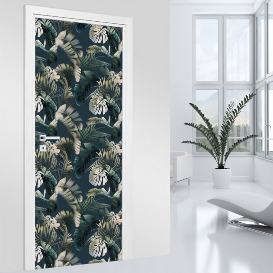 Vinilo Adhesivo para puerta - Hojas
