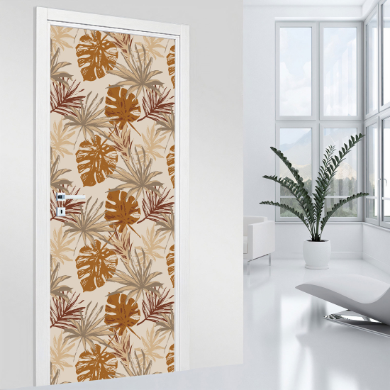 Vinilo Adhesivo para puerta - Hojas