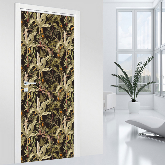 Vinilo Adhesivo para puerta - Hojas