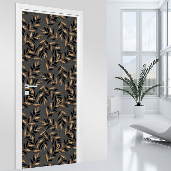 Vinilo Adhesivo para puerta - Hojas