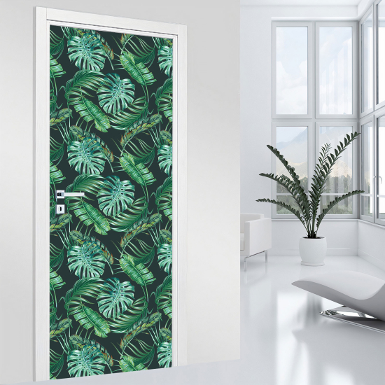 Vinilo Adhesivo para puerta - Hojas