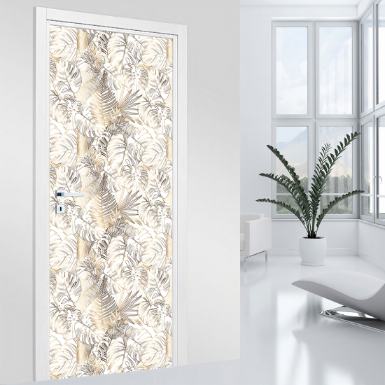 Vinilo Adhesivo para puerta - Hojas