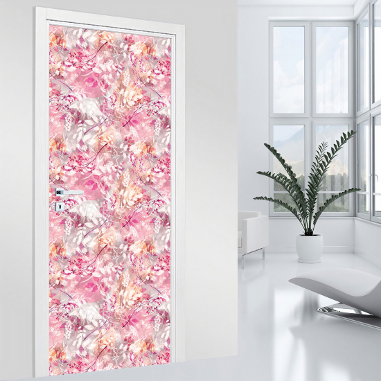 Vinilo Adhesivo para puerta - Hojas