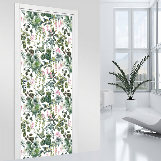 Vinilo Adhesivo para puerta - Hojas