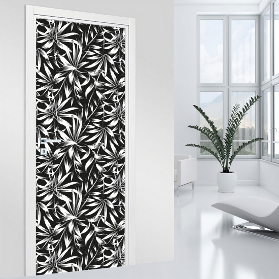 Vinilo Adhesivo para puerta - Hojas