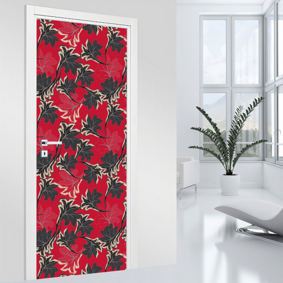 Vinilo Adhesivo para puerta - Hojas