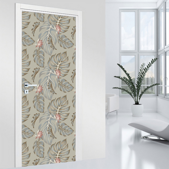 Vinilo Adhesivo para puerta - Hojas