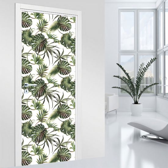 Vinilo Adhesivo para puerta - Hojas