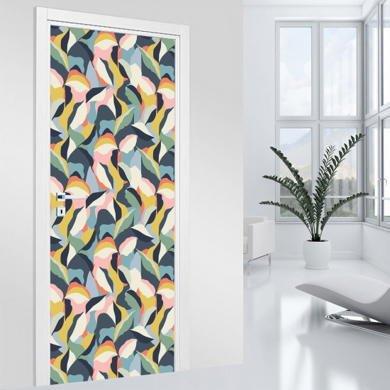 Vinilo Adhesivo para puerta - Hojas