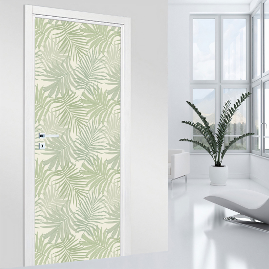 Vinilo Adhesivo para puerta - Hojas