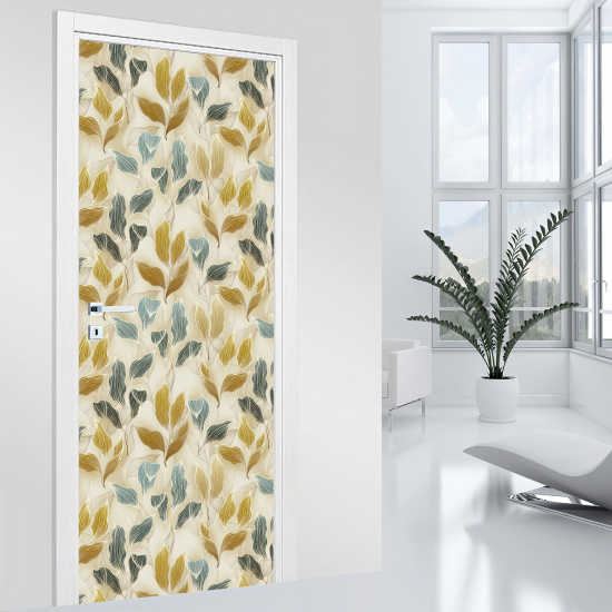 Vinilo Adhesivo para puerta - Hojas