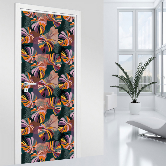 Vinilo Adhesivo para puerta - Hojas