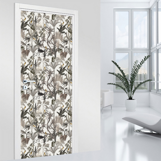 Vinilo Adhesivo para puerta - Hojas