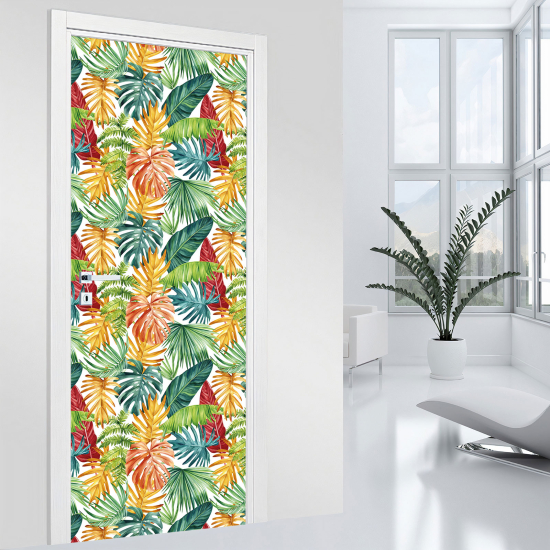 Vinilo Adhesivo para puerta - Hojas