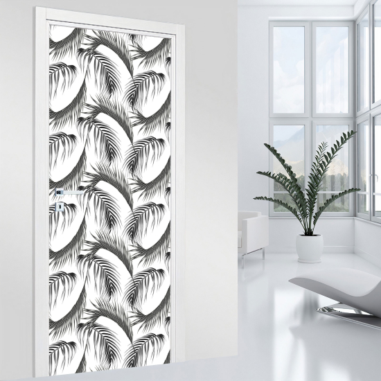 Vinilo Adhesivo para puerta - Hojas