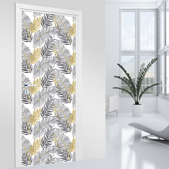 Vinilo Adhesivo para puerta - Hojas