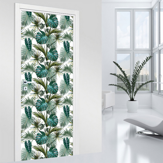 Vinilo Adhesivo para puerta - Hojas