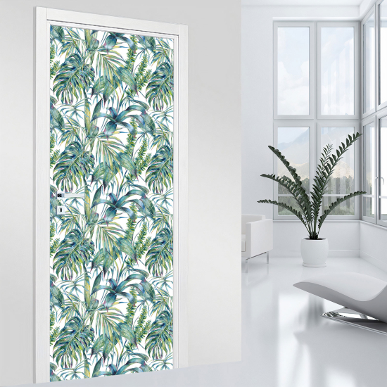 Vinilo Adhesivo para puerta - Hojas