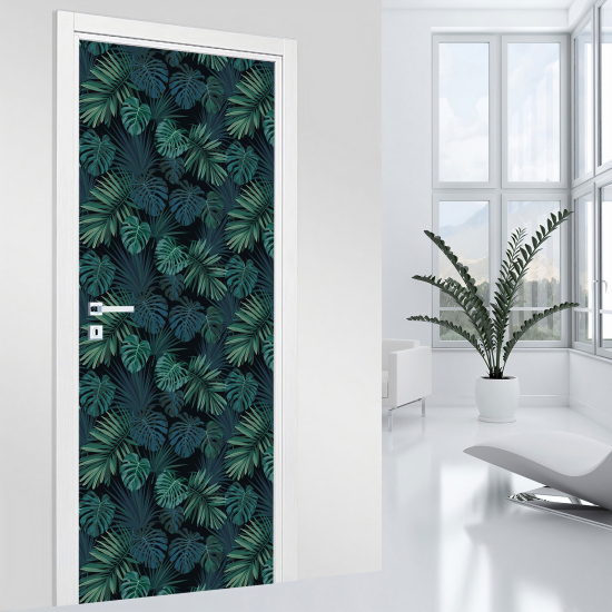 Vinilo Adhesivo para puerta - Hojas