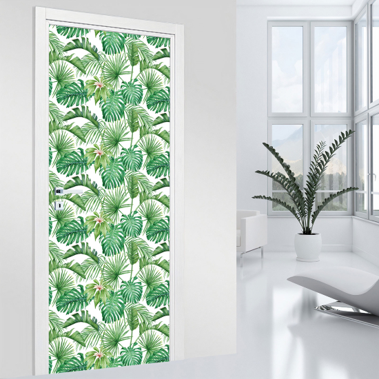 Vinilo Adhesivo para puerta - Hojas