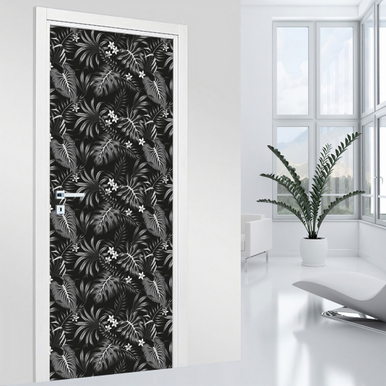 Vinilo Adhesivo para puerta - Hojas