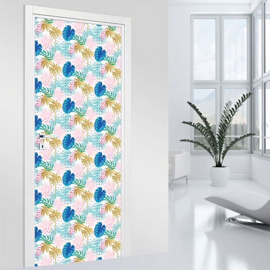 Vinilo Adhesivo para puerta - Hojas