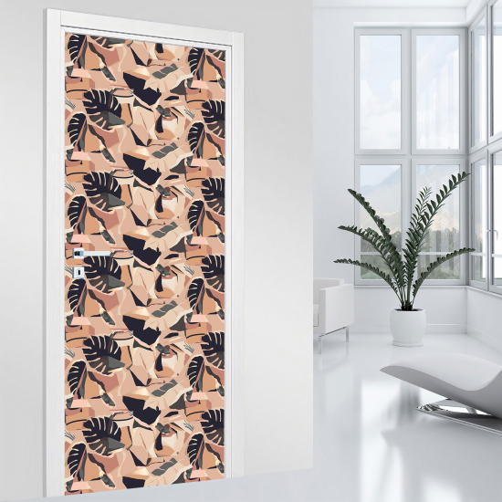 Vinilo Adhesivo para puerta - Hojas