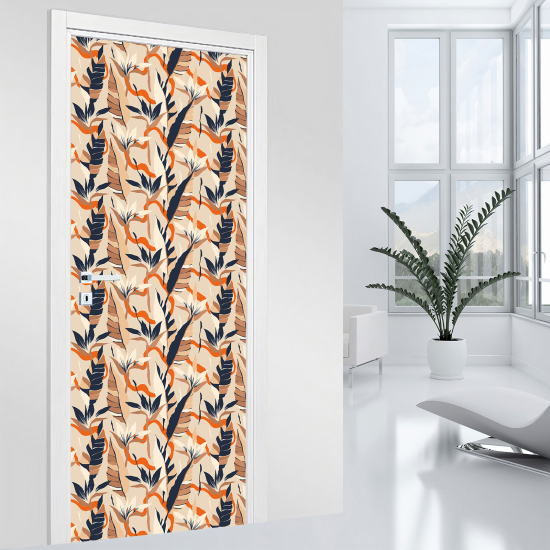 Vinilo Adhesivo para puerta - Hojas