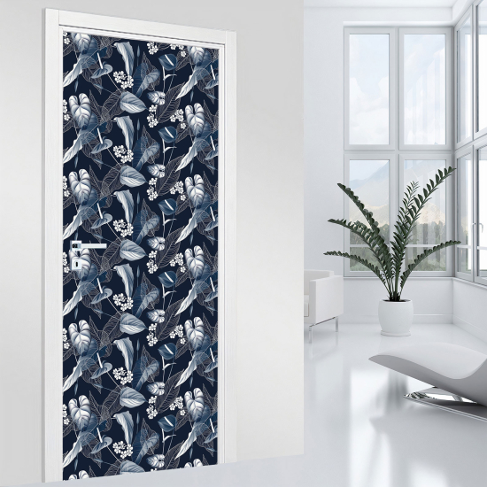 Vinilo Adhesivo para puerta - Hojas