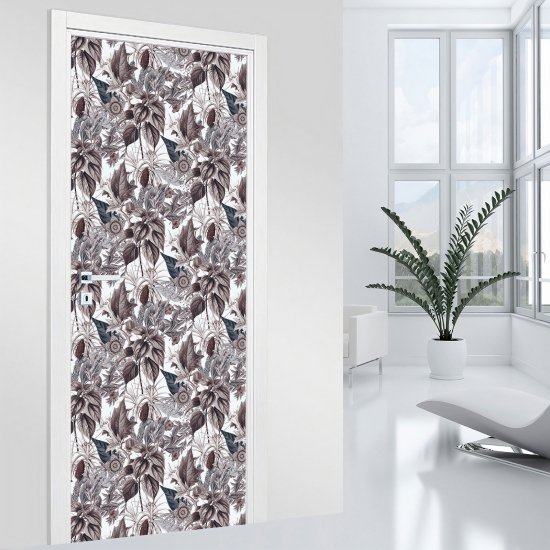 Vinilo Adhesivo para puerta - Hojas