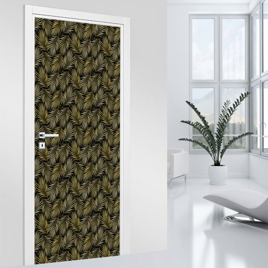 Vinilo Adhesivo para puerta - Hojas