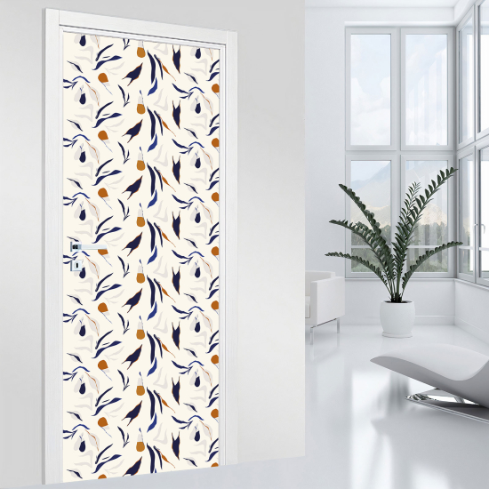 Vinilo Adhesivo para puerta - Hojas