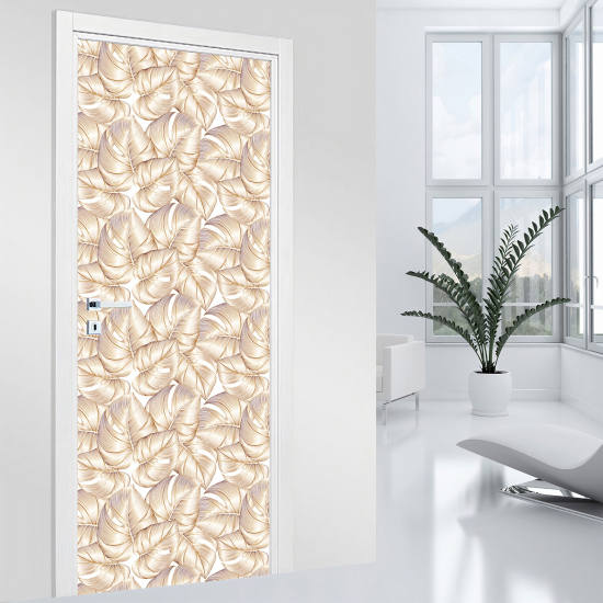 Vinilo Adhesivo para puerta - Hojas