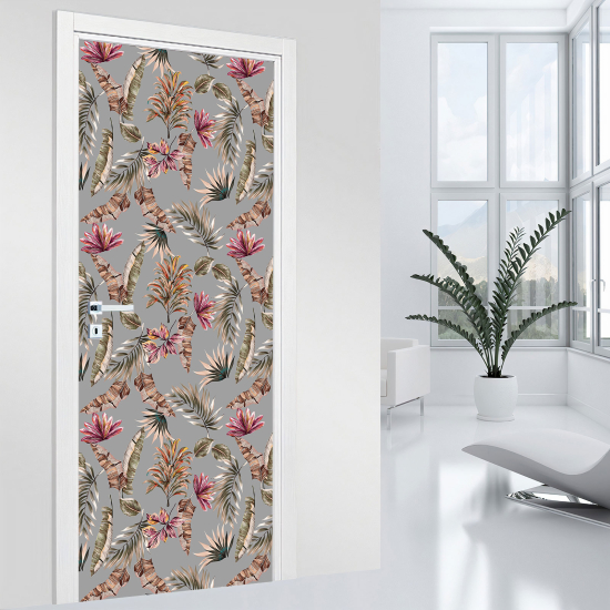 Vinilo Adhesivo para puerta - Hojas