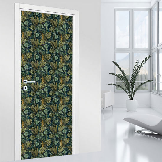 Vinilo Adhesivo para puerta - Hojas