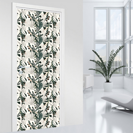 Vinilo Adhesivo para puerta - Hojas