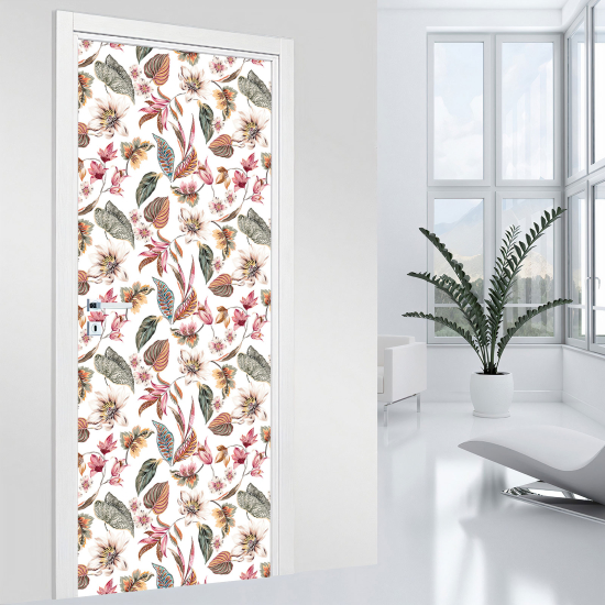 Vinilo Adhesivo para puerta - Hojas