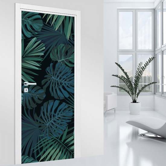Vinilo Adhesivo para puerta - Hojas
