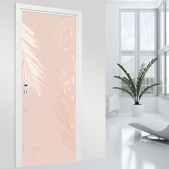 Vinilo Adhesivo para puerta - Hojas